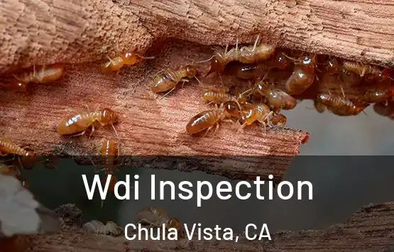  Wdi Inspection Chula Vista, CA